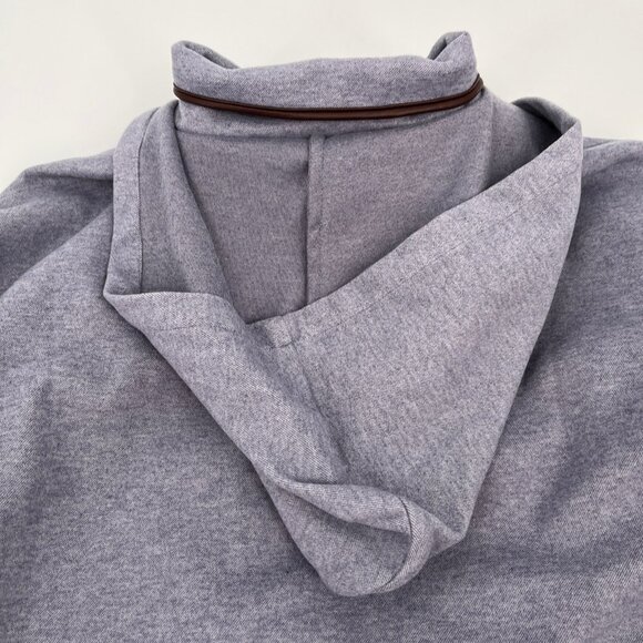 Tuckernuck Powell Anorak Hooded Pullover Size L Quarter Zip Athleisure Top - Picture 9 of 12